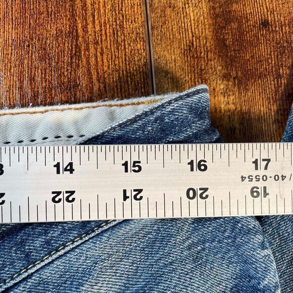 Polo Ralph Lauren Men's 32x29 Straight Leg Mid Rise Jeans Distress See Pictures - Picture 4 of 5